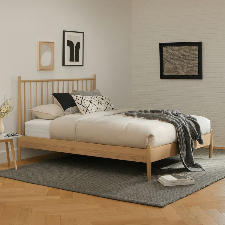 White Oak Spindle Bed