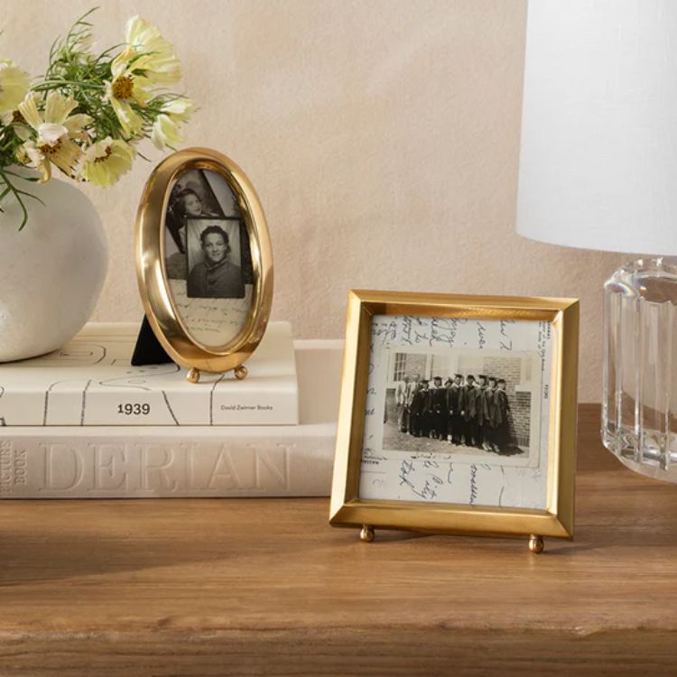 Antique Brass Picture Frame