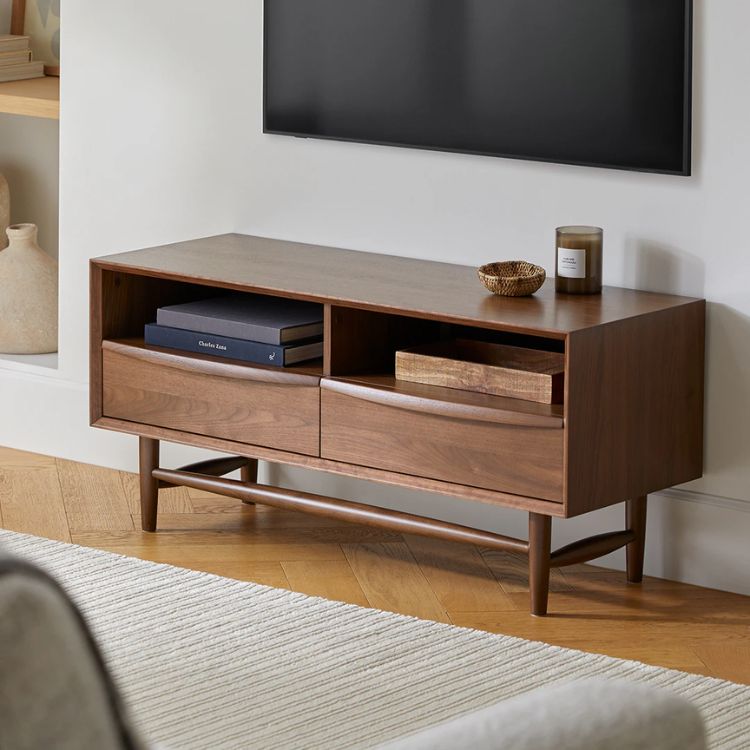 Walnut Wood Media Unit