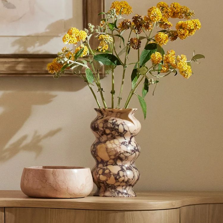 Hand-Carved Marble Vase