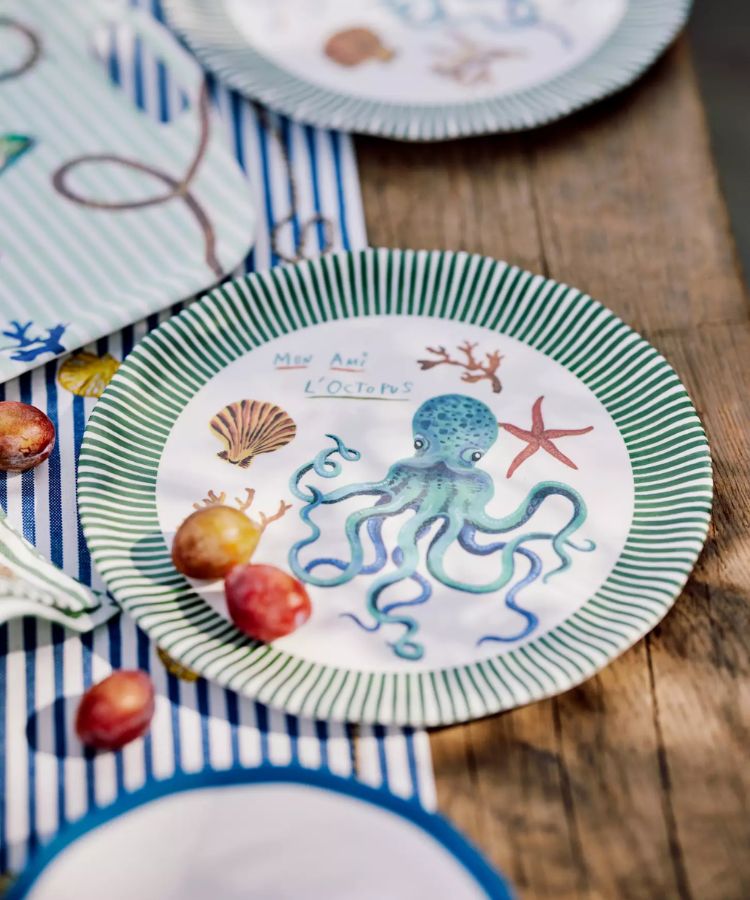 By the Sea Melamine Dinner Plate