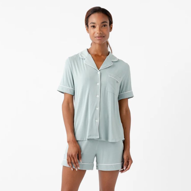 Bamboo Stretch-Knit Short Sleeve Pajama Set
