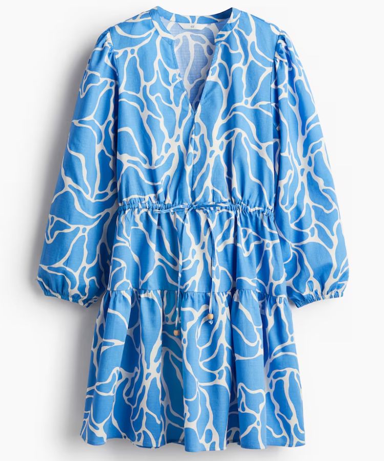 Drawstring-Detail Dress