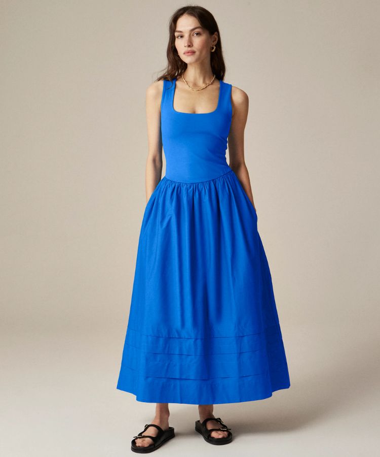 Drop-Waist Mixy Dress