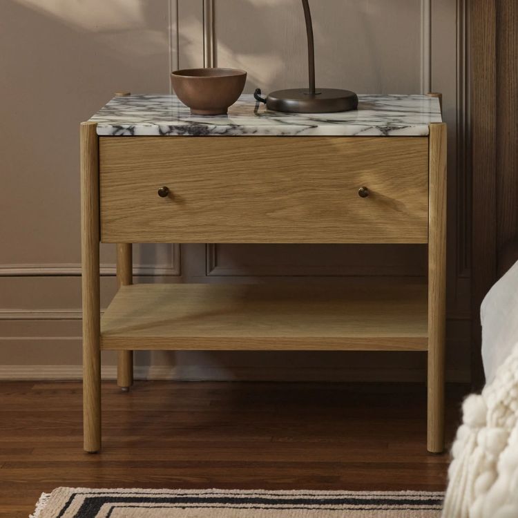 Marble Top Nightstand