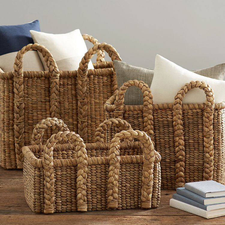 Handwoven Rectangular Baskets