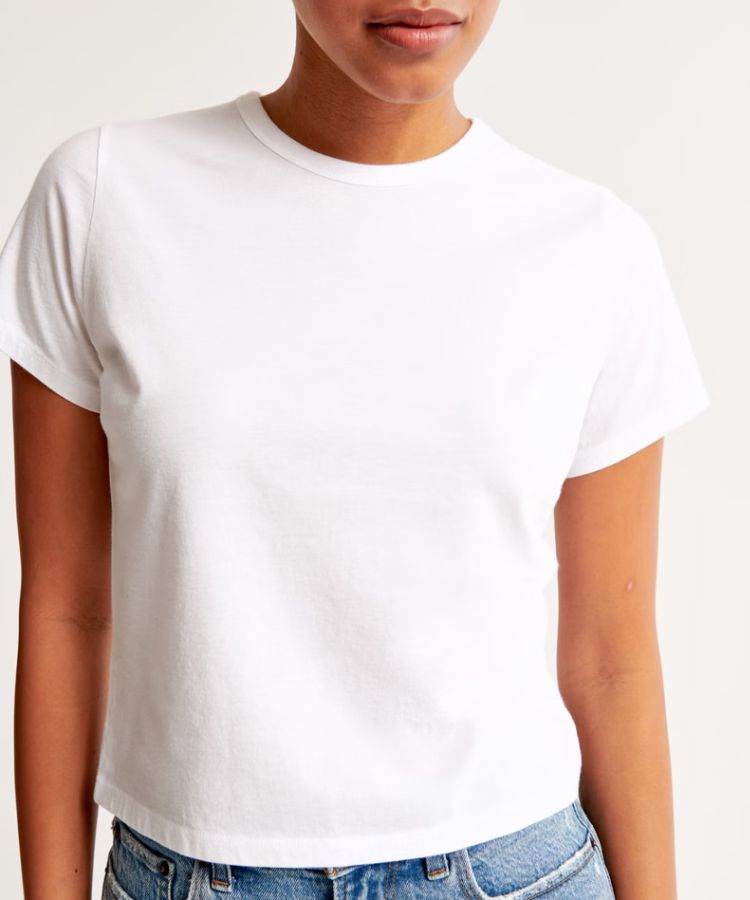 Essential Polished Body-Skimming Tee